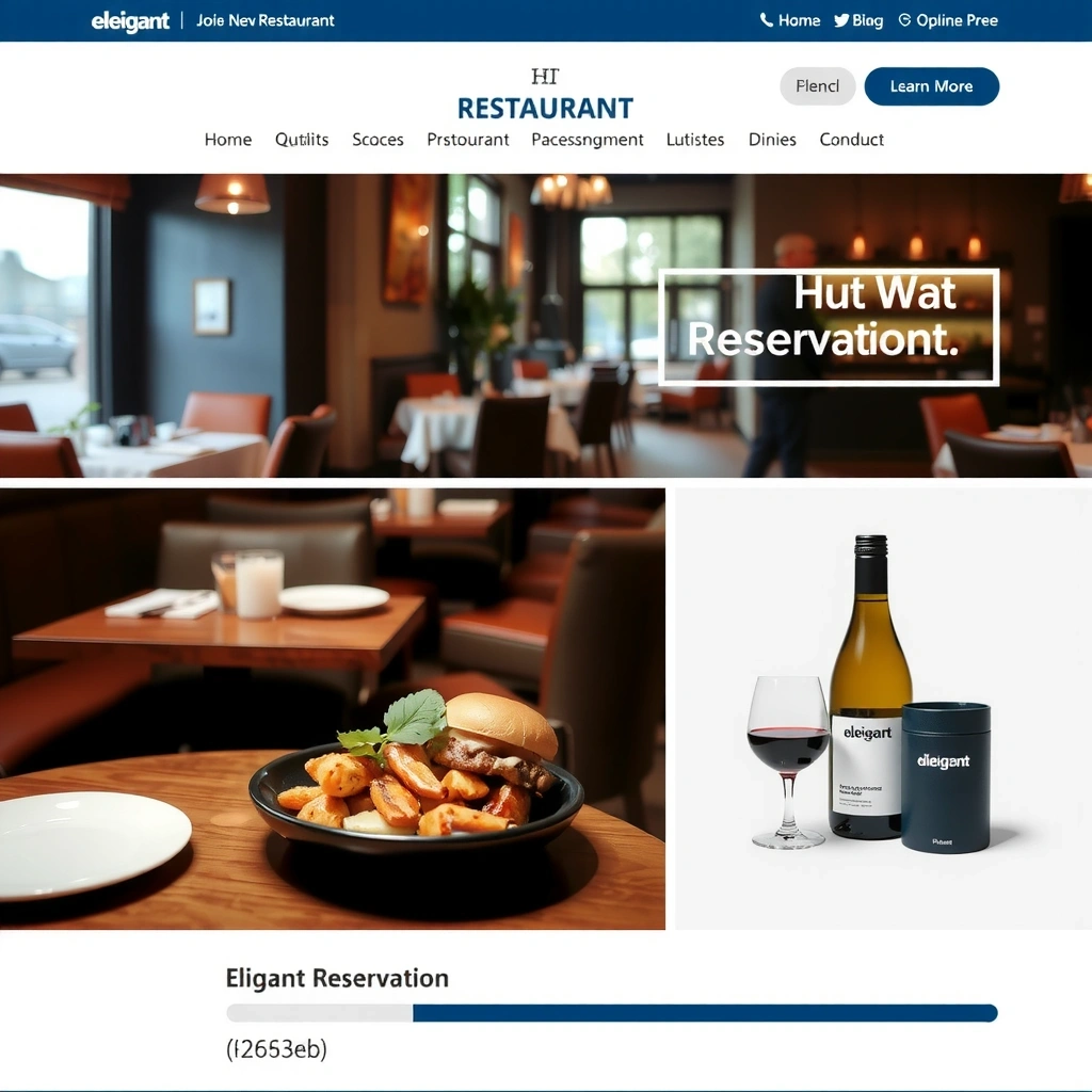 Restaurant website redesign